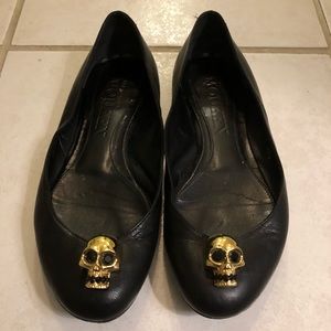 Alexander McQueen Skull Flats